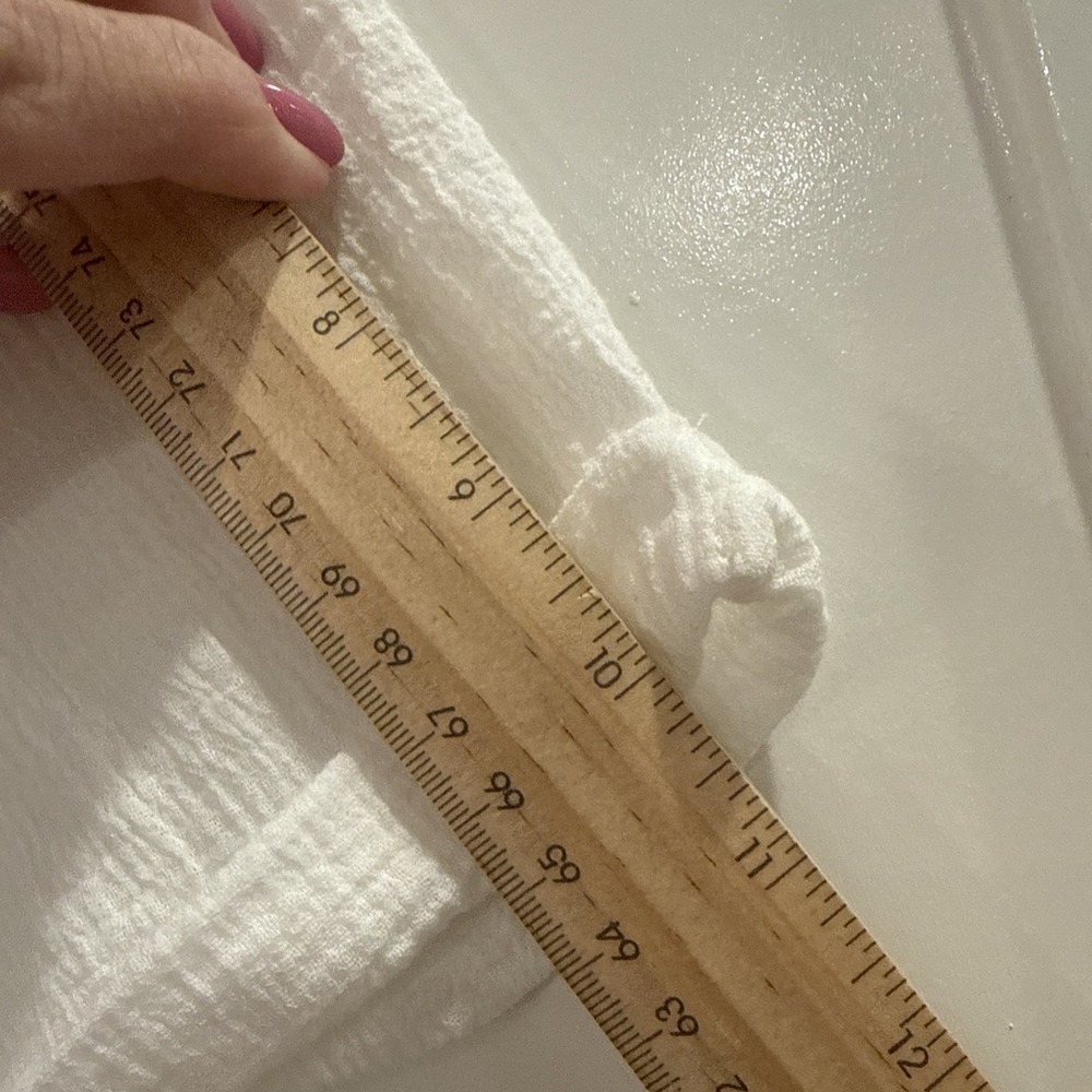 Albion Light Summer Gauze Fabric Jumpsuit With Wooden Buttons Size Small - Picture 9 of 13